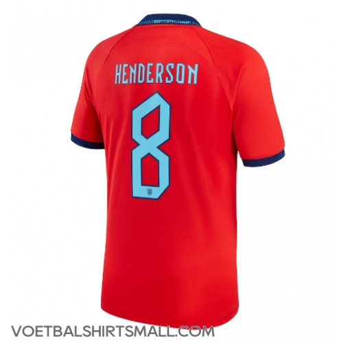 Engeland Jordan Henderson #8 Voetbalkleding Uitshirt WK 2022 Korte Mouwen